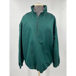 Orvis Hunter Green 1/4 zip pullover windbreaker sweatshirt jacket size M